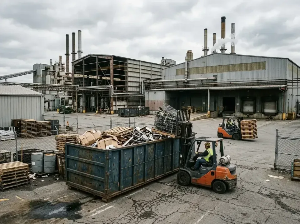 industrial-factory-scrap-conta-003 — frequently asked questions, Cheap Roll-off Dumpster Rentals in Jessup, PA